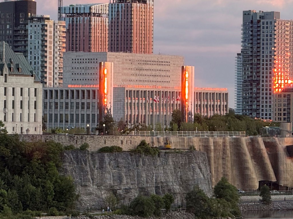 Library and Archives Canada building in Ottawa, photographed in August 2026.